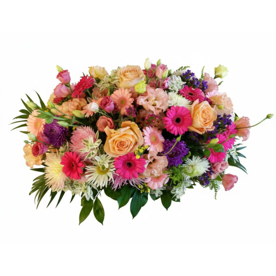 Луксозна аранжировка с различни цветя 1